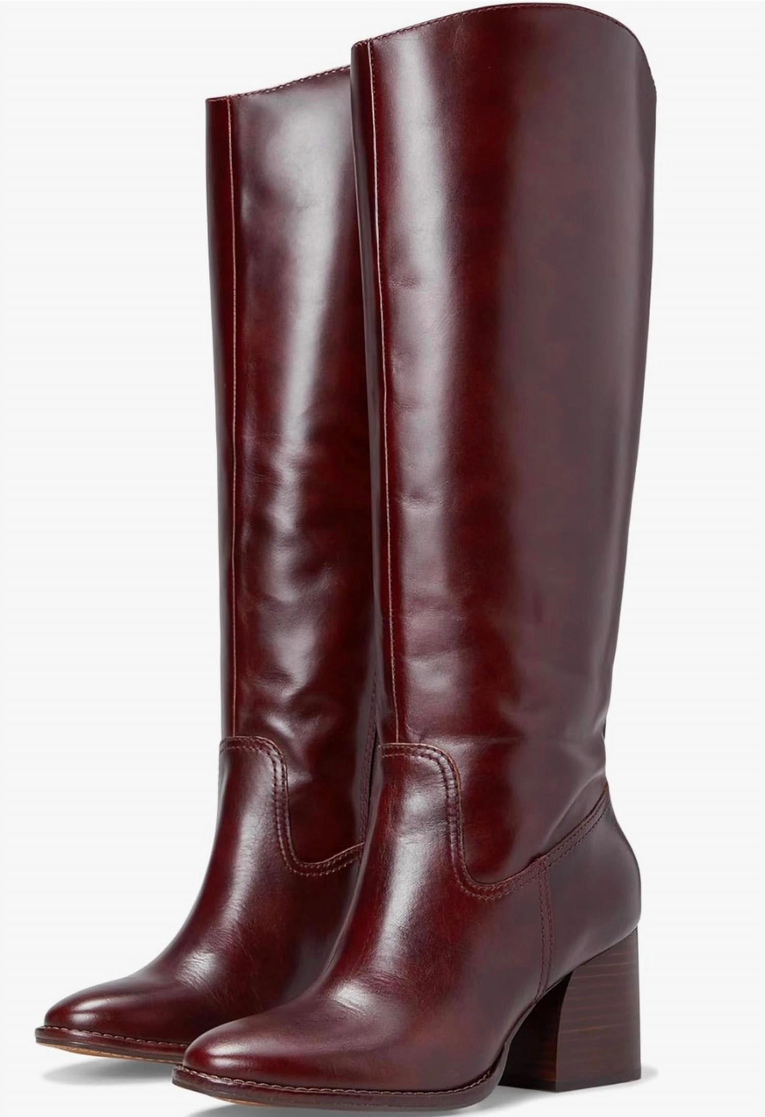 Dust Guard Leila Tall Boot In Mahongany