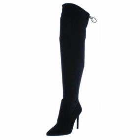 Outdoor Use Boho Mood Lessy Womens Pointed Toe Over-The-Knee Boots