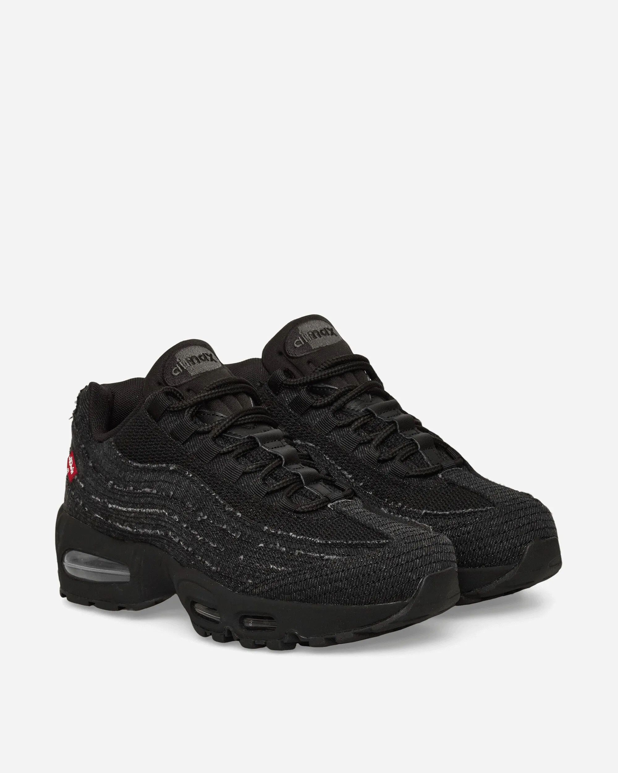Waffle Outsole Cushioned Frame Levi's Air Max 95 Sneakers Black
