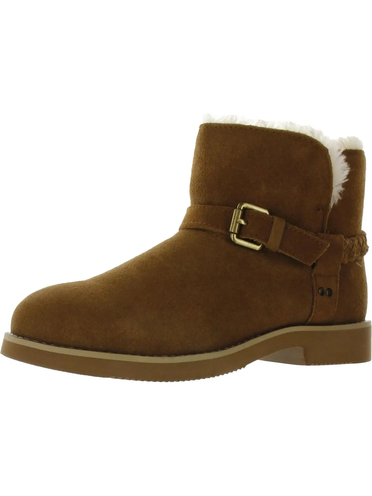 Protective Finish Snowy Path Stability Base KORRI Womens Faux Suede Buckle Winter & Snow Boots