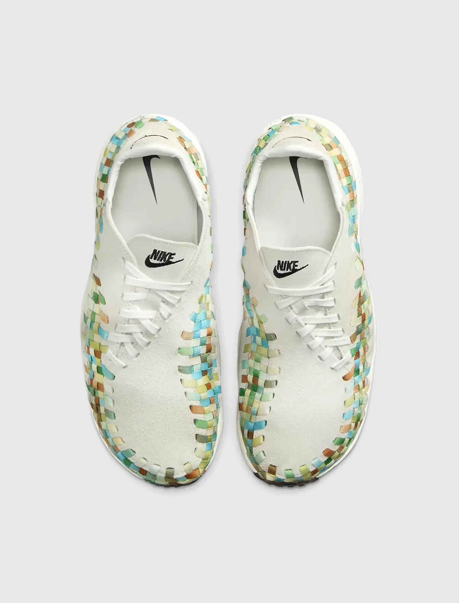 AIR FOOTSCAPE WOVEN "SUMMIT WHITE/BLACK SAIL/MULTI" Autumn Tone Hill Walk