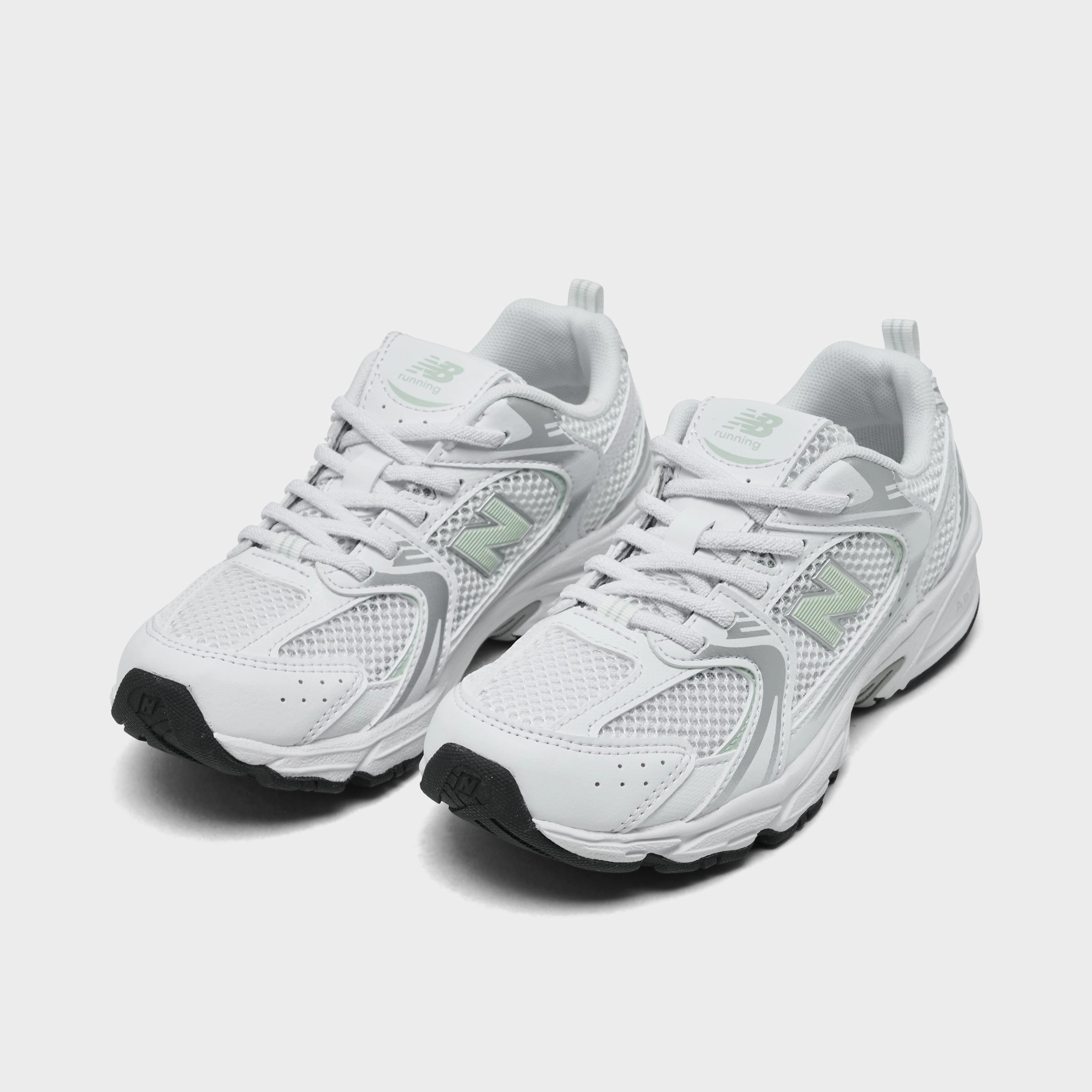 New Balance Children's 530 White / Silver BreathableMesh running in the evening shoes