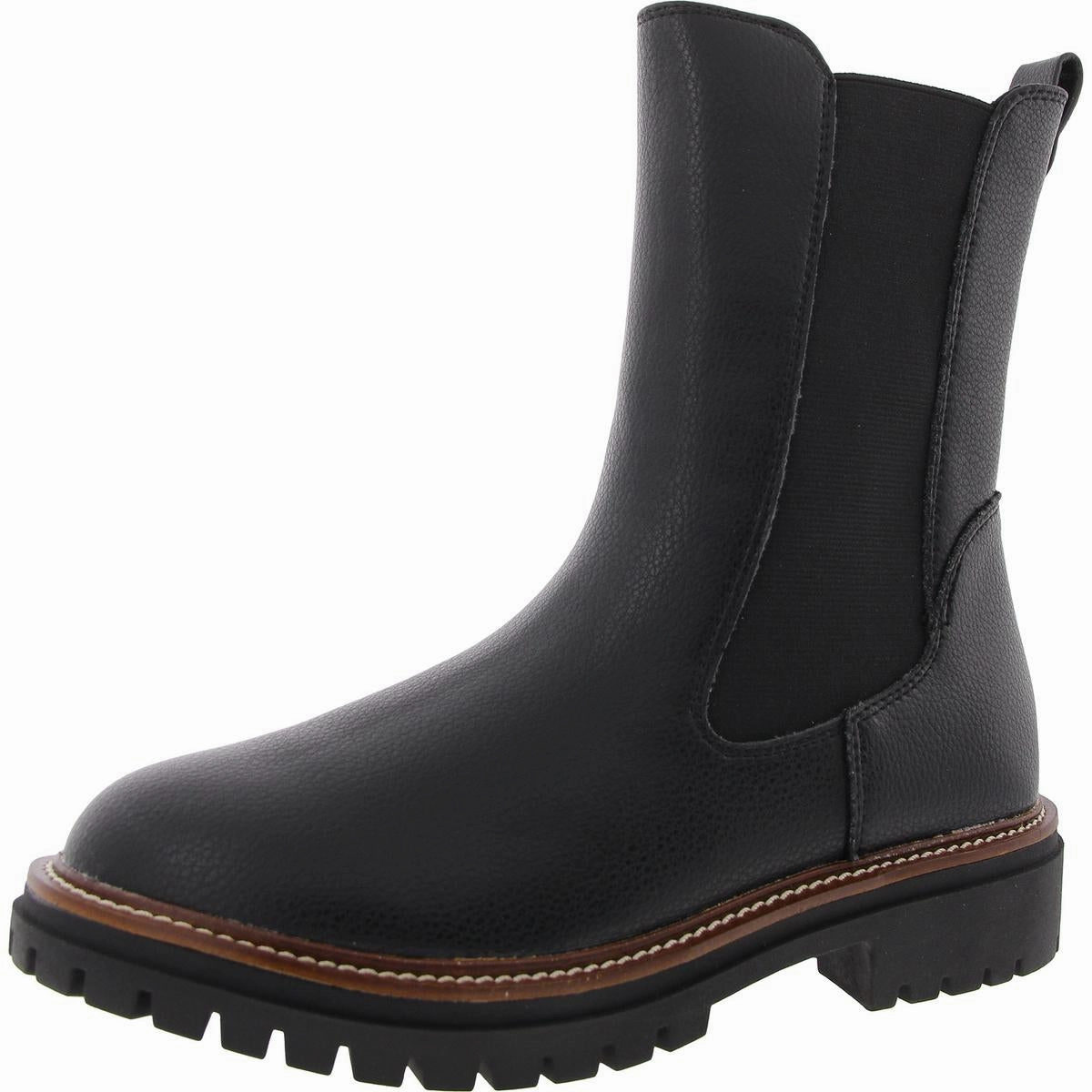 FALA Womens Waterproof Leather Chelsea Boots Versatile Footwear