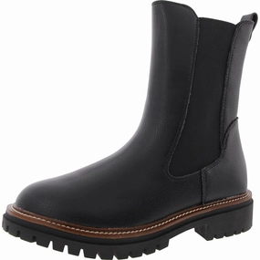 FALA Womens Waterproof Leather Chelsea Boots Versatile Footwear