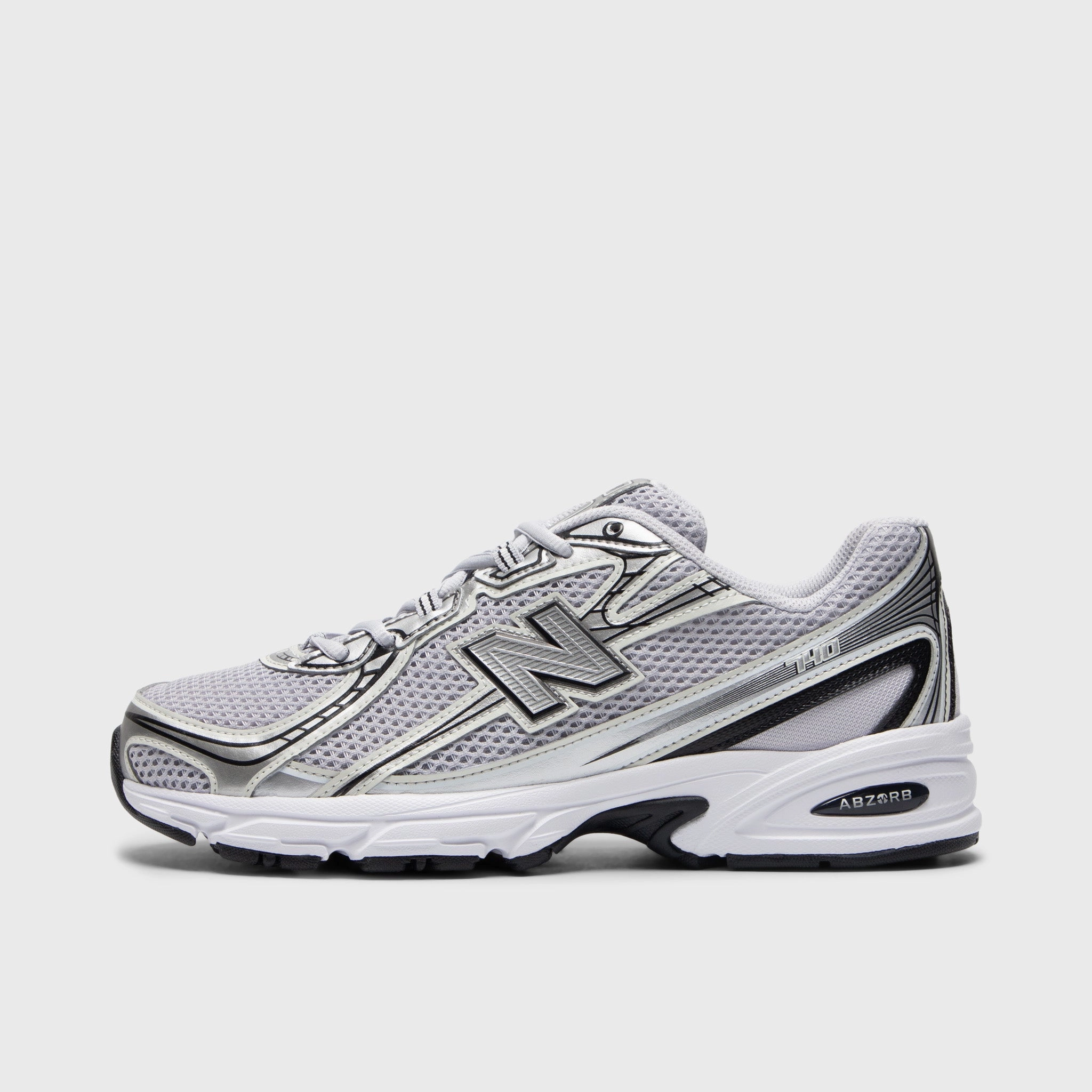 New Balance 740 Silver / White pronation control shoes