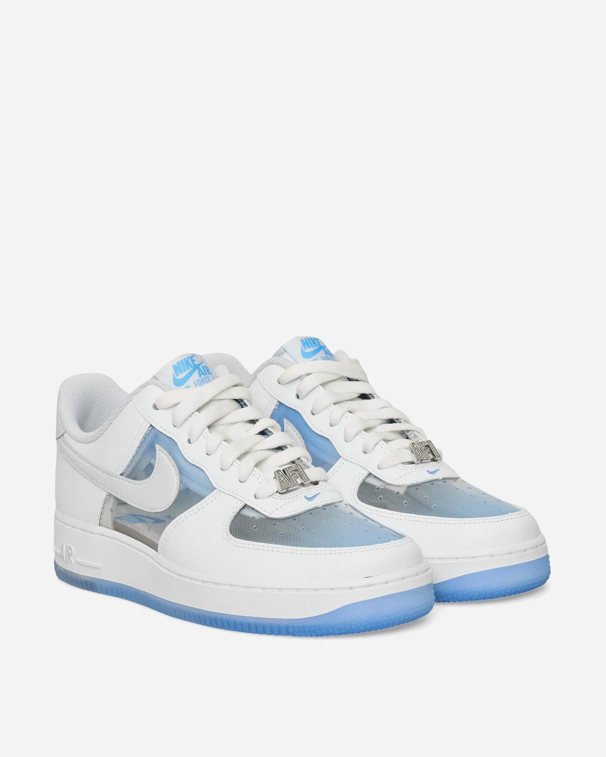Ventilated Perforations Air Force 1 Sneakers White / University Blue