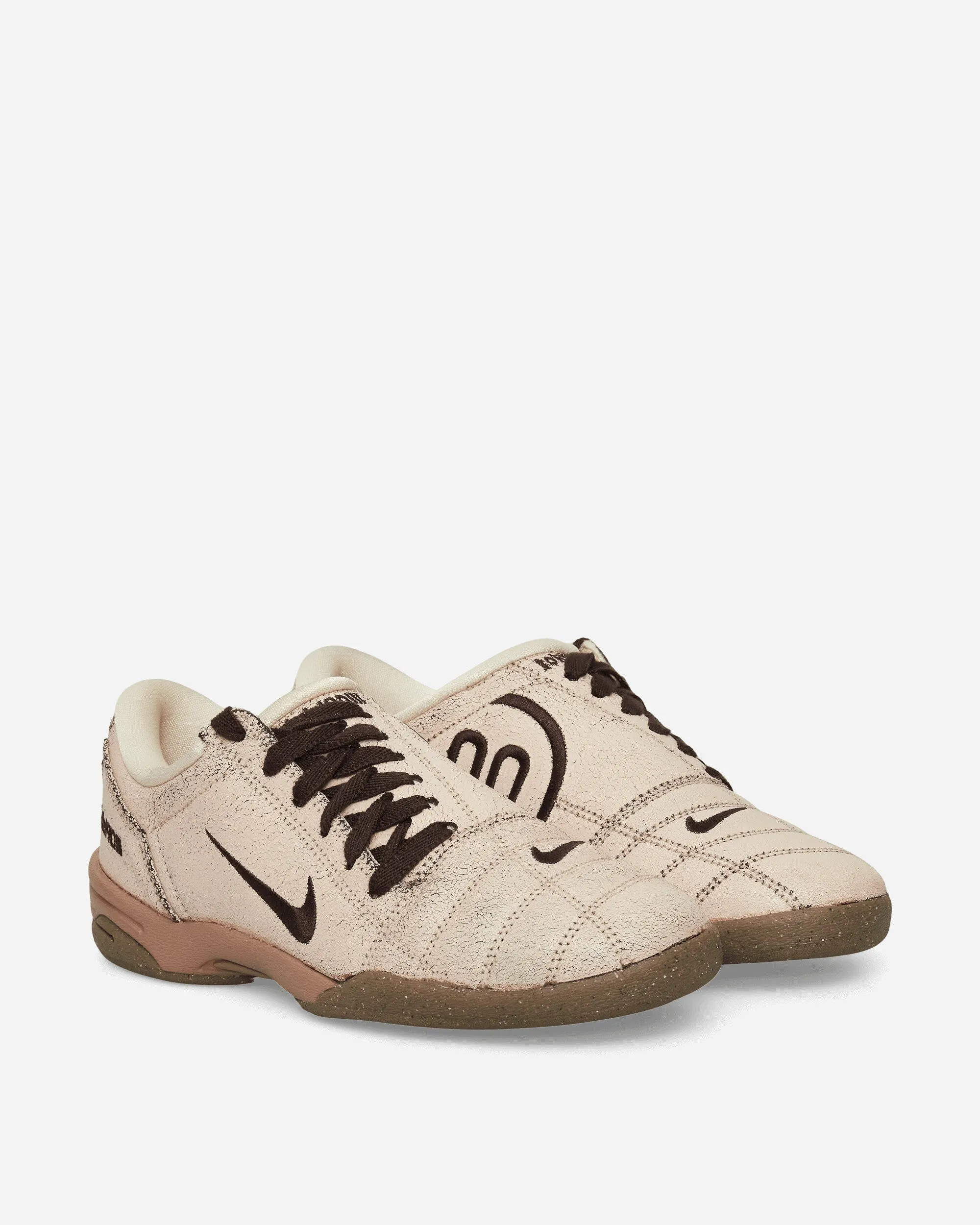 Total 90 Sneakers Pearl White / Shadow Brown Stitched Detailing Lightweight Design