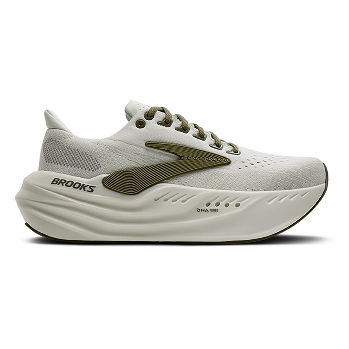 Brooks Glycerin Max running in an estuary area shoes slip - on style