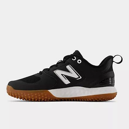 Narrow Toe Box New Balance Women's VELO v3 Turf Softball Shoes - Black - STVELOK3