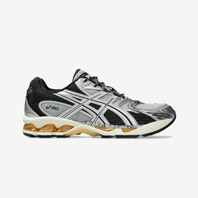 mesh - lining shoes molded insole shoes ASICS | GEL-NIMBUS 10.1 { PIEDMONT GREY/PURE SILVER