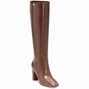 Breathable Rural Traveler Valley Womens Leather Square Toe Knee-High Boots