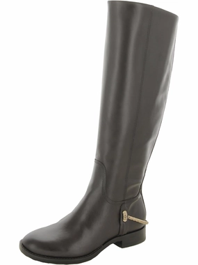 Slip Resistant Mountain Hike Lindy Womens Leather Round Toe Knee-High Boots