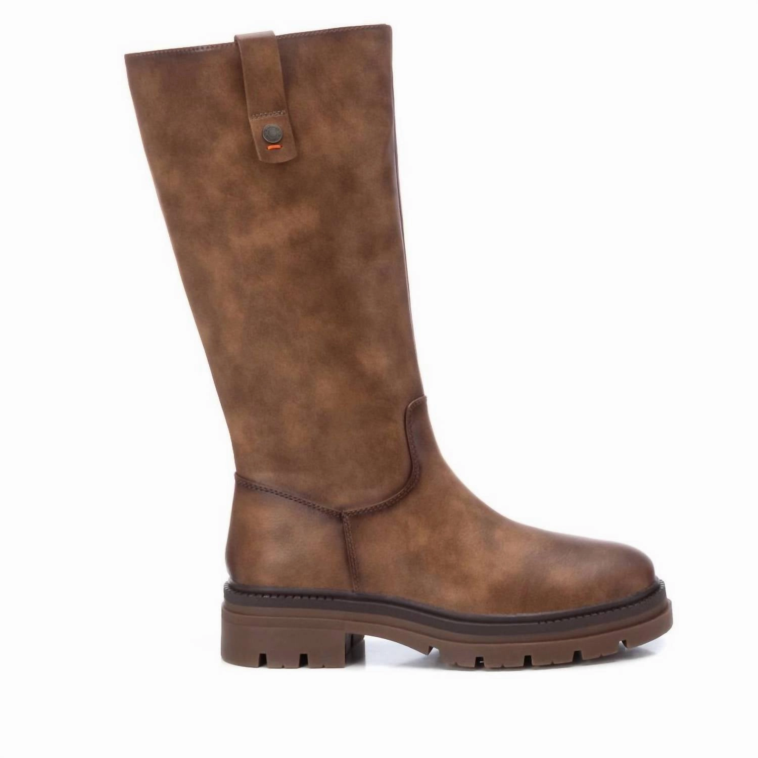 Women's Casual Boots In Light Brown Wind Resistant