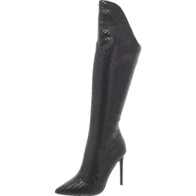 Va Boom Womens Scaly Textured Mid-Calf Boots Snow Storm Ready For Adventure