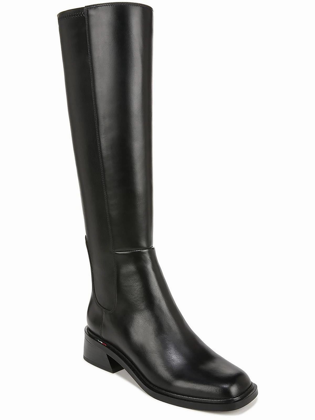 Giselle Womens Leather Square Toe Knee-High Boots Family Reunion Slip Resistant Mountain Hike