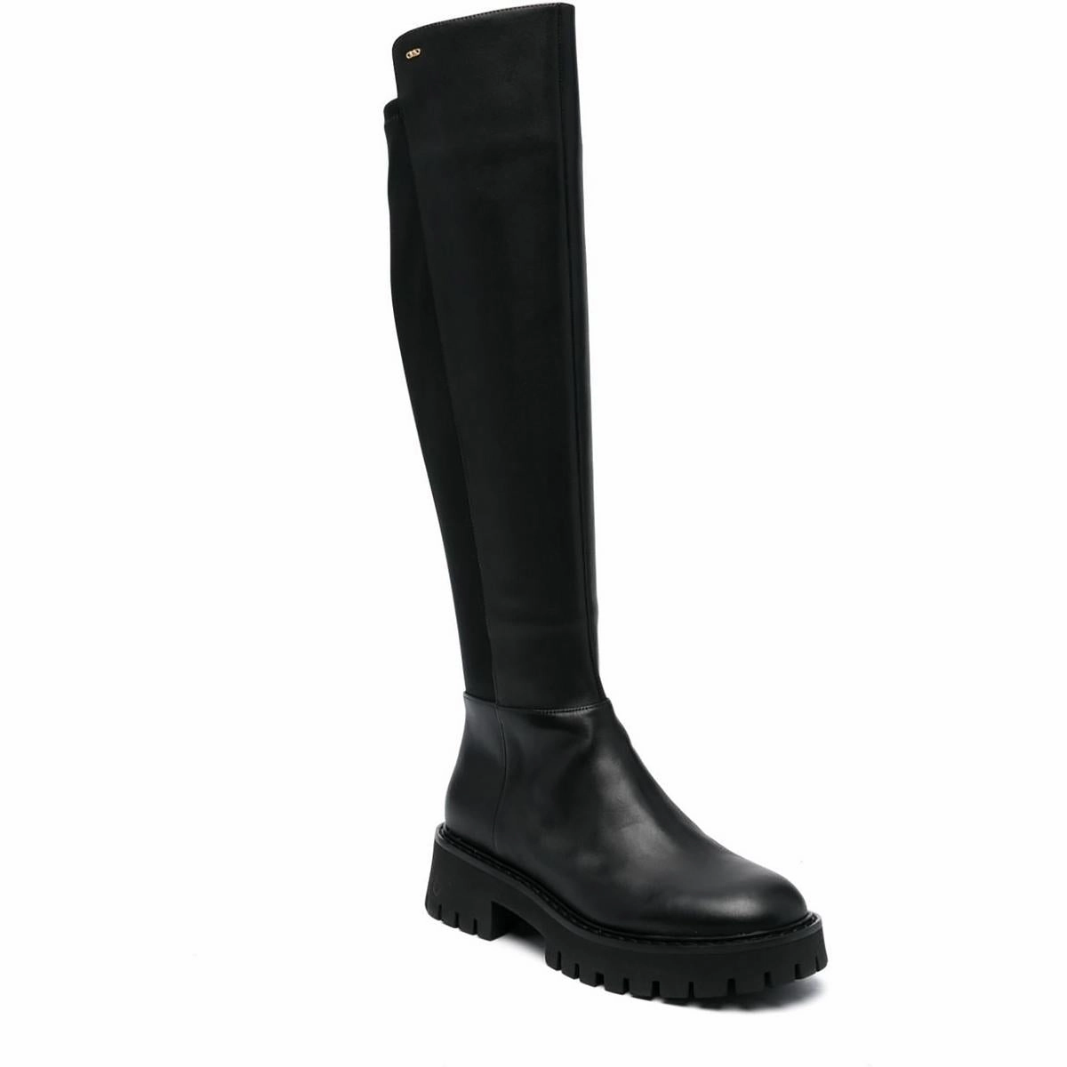 Breathable Interior Nordic Calm Asher Womens Zipper Leather Over-The-Knee Boots