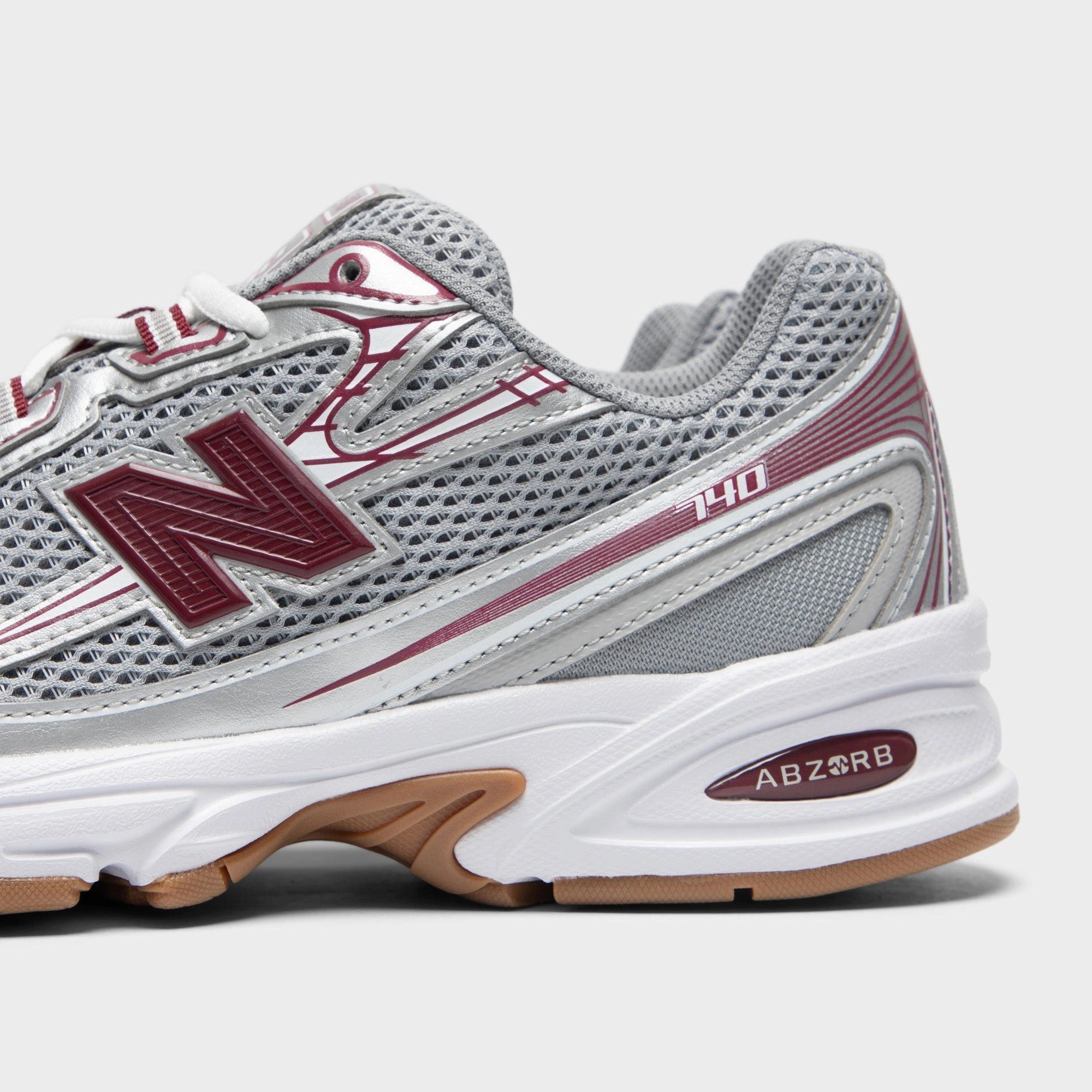 New Balance 740 Monarch Burgundy / Slate Grey school - run running shoes
