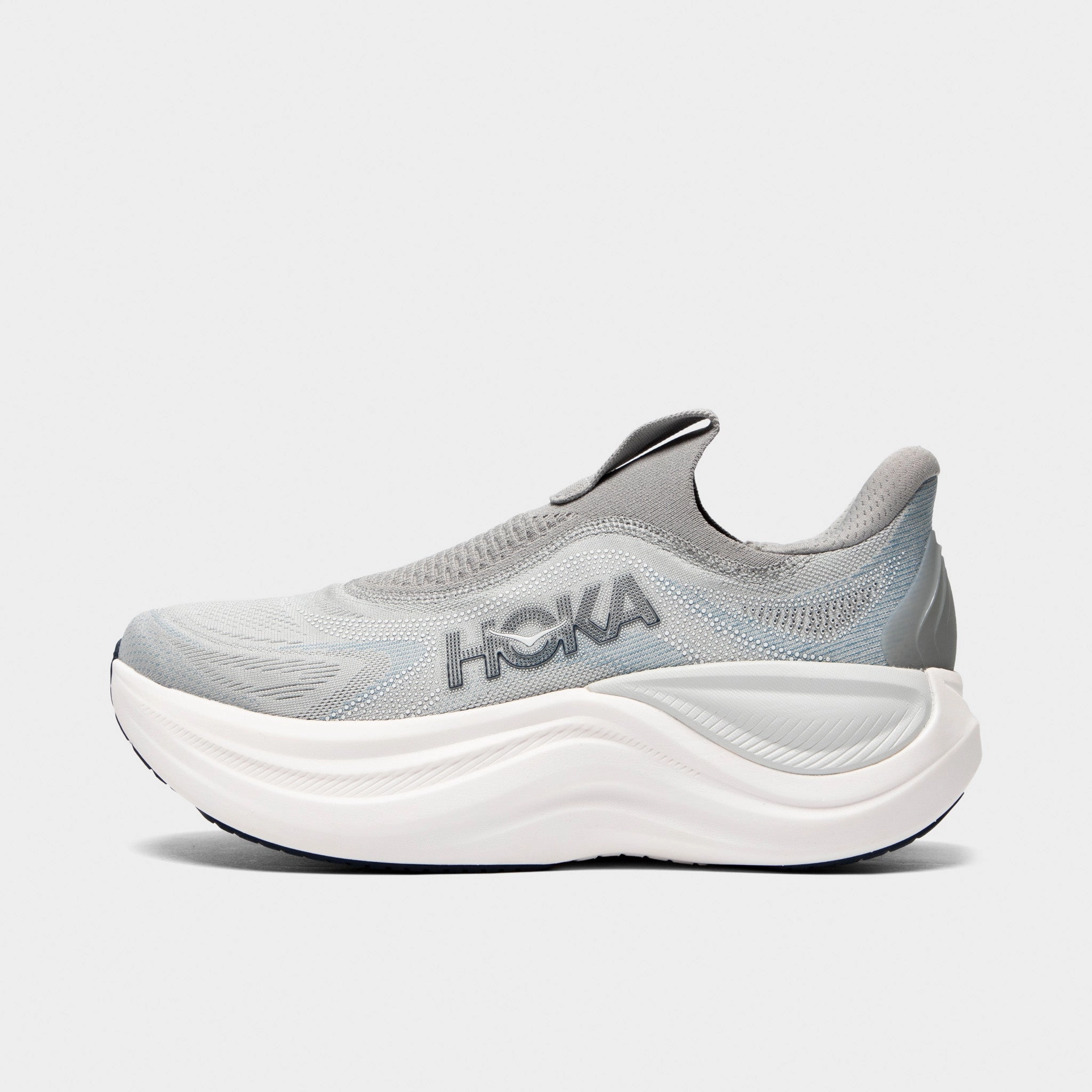 Club Jog Hoka Skyward Laceless Grey / White