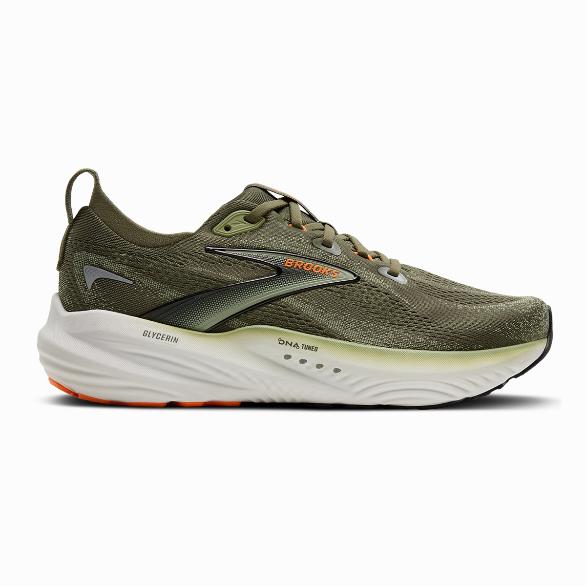 Brooks Glycerin 22 Dusty Olive - Tea - Orange Cardio