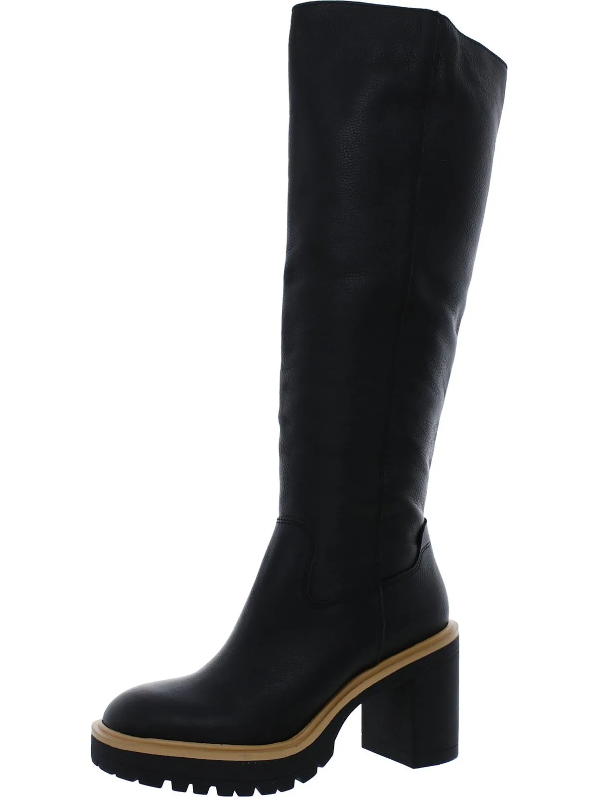 Corry H2O Womens Tall Leather Knee-High Boots Cushioned Step All Day Wear Breathable Snowy Path