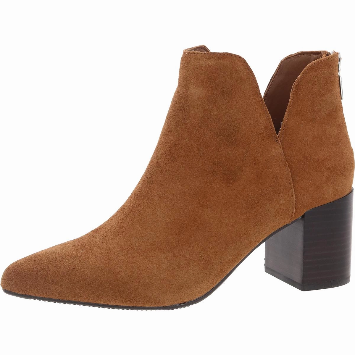 TANNER Womens Block Heel Leather Ankle Boots Thermal Core Snowy Path Feather Light Nature Lover