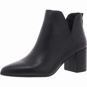 High Shaft Anti Skid TANNER Womens Block Heel Leather Ankle Boots