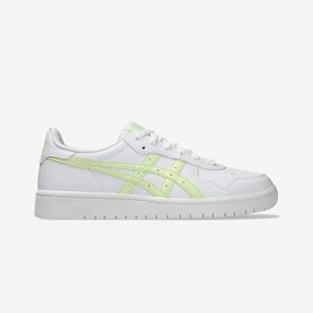 Asics | JAPAN S { WHITE/COOL MATCHA zipper closure shoes winter - resistant