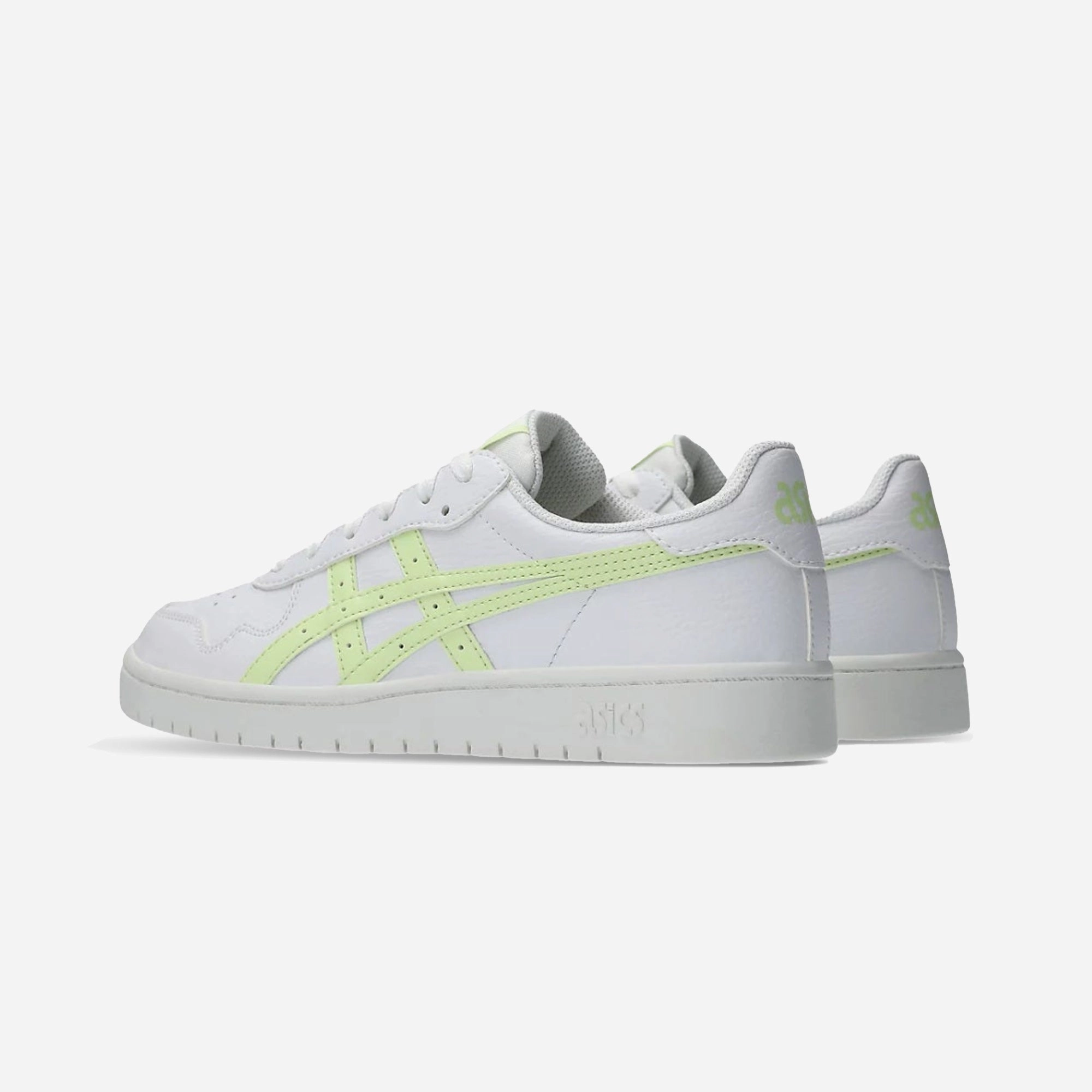 cushioned - sole shoes Asics | JAPAN S { WHITE/COOL MATCHA