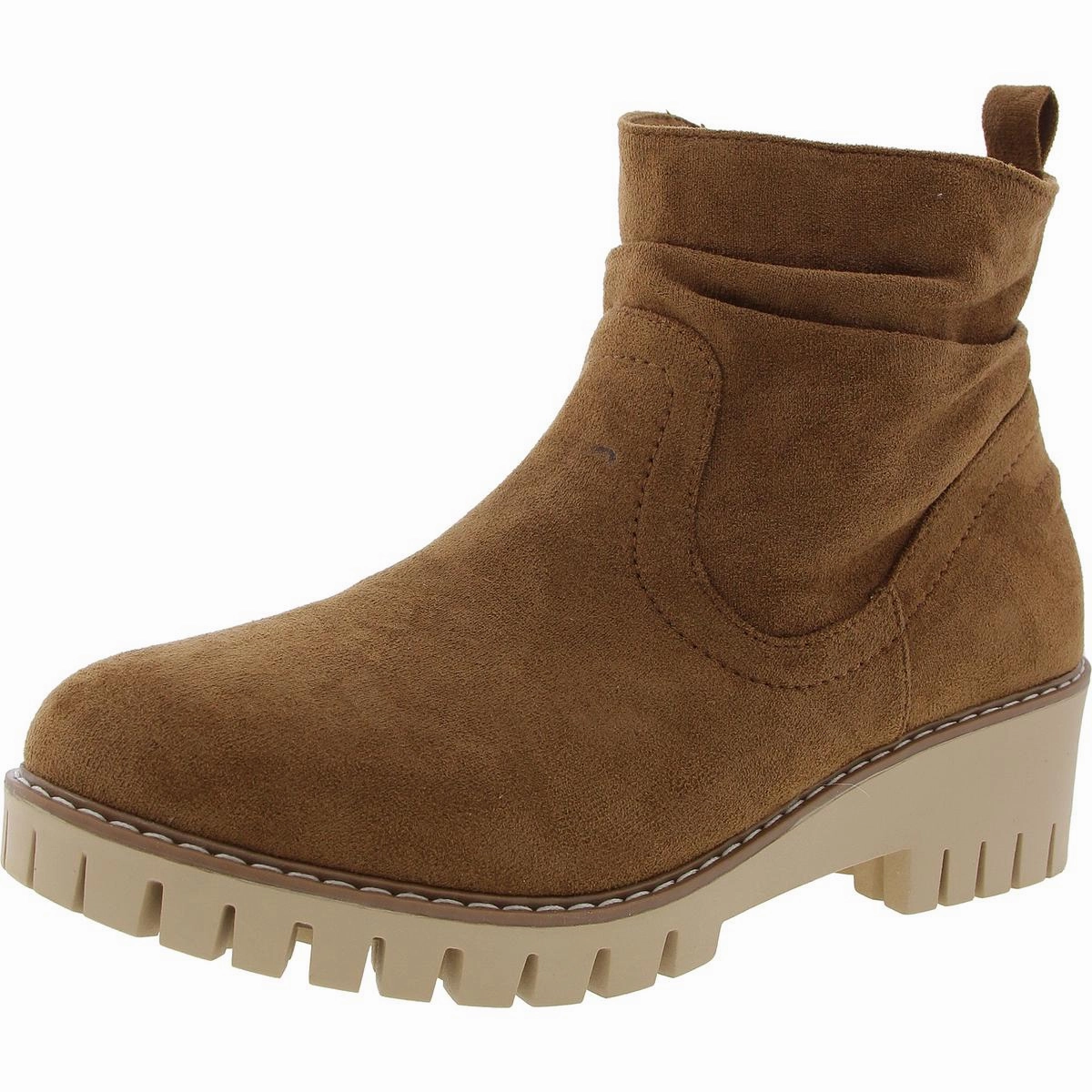 Dashing Womens Slouchy Manmade Booties Rugged Built Cold Climate