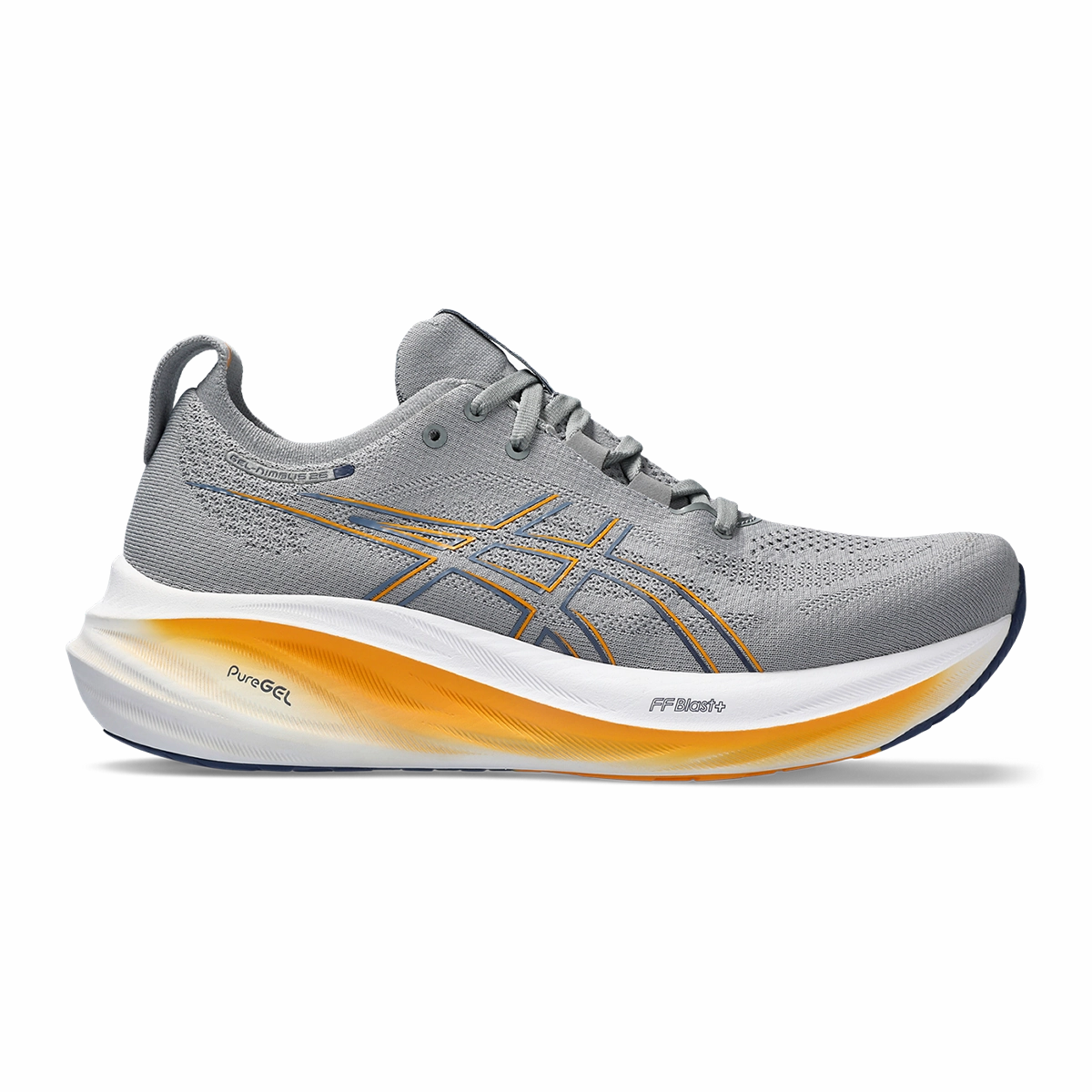 shoe care products hard - surface running shoes Asics Gel Nimbus 26 - Sheet Rock - Thunder Blue