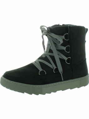 Lucie Womens Leather Insulated Winter & Snow Boots Thermal Core Functional Minimalist