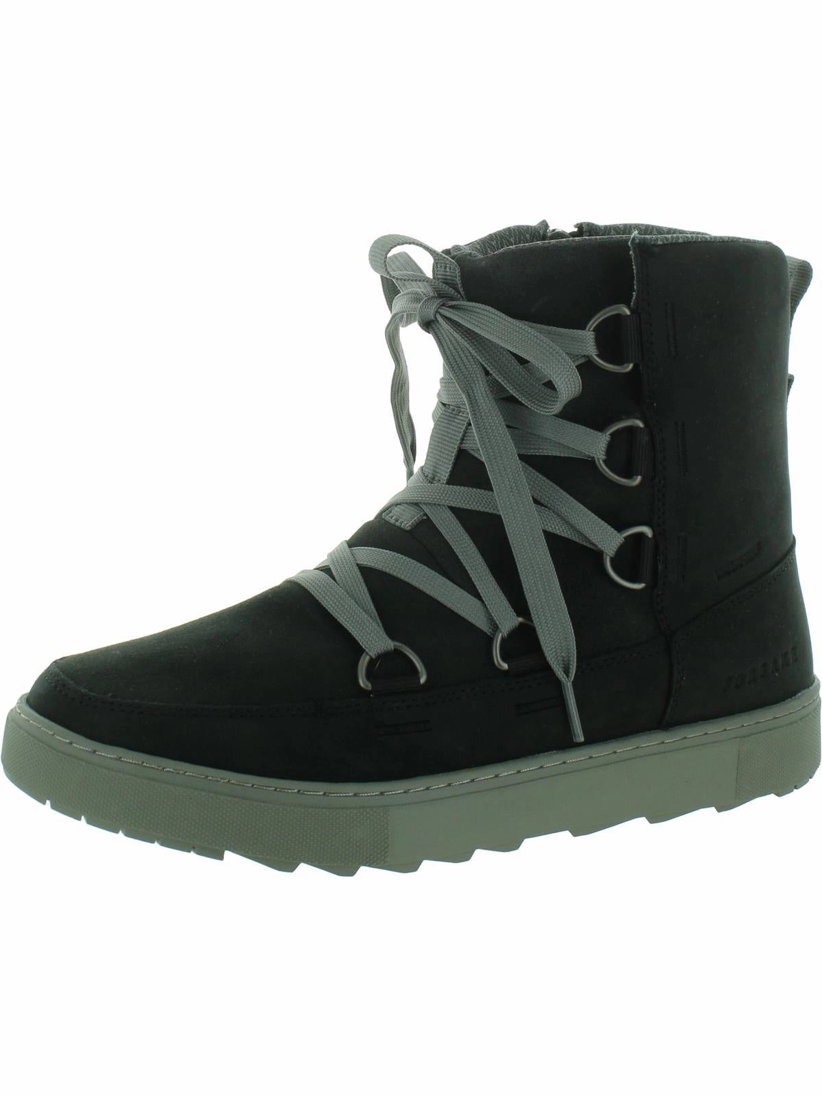 Lucie Womens Leather Insulated Winter & Snow Boots Thermal Core Functional Minimalist
