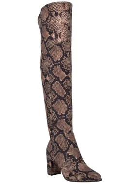 Luggage Ready Soft Step Luley Womens Faux Suede Tall Over-The-Knee Boots