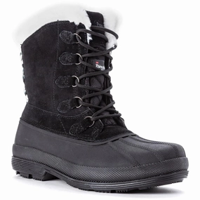 Comfort Grip Sleek Profile Lumi Tall Lace Womens Cold Weather Leather Winter Boots