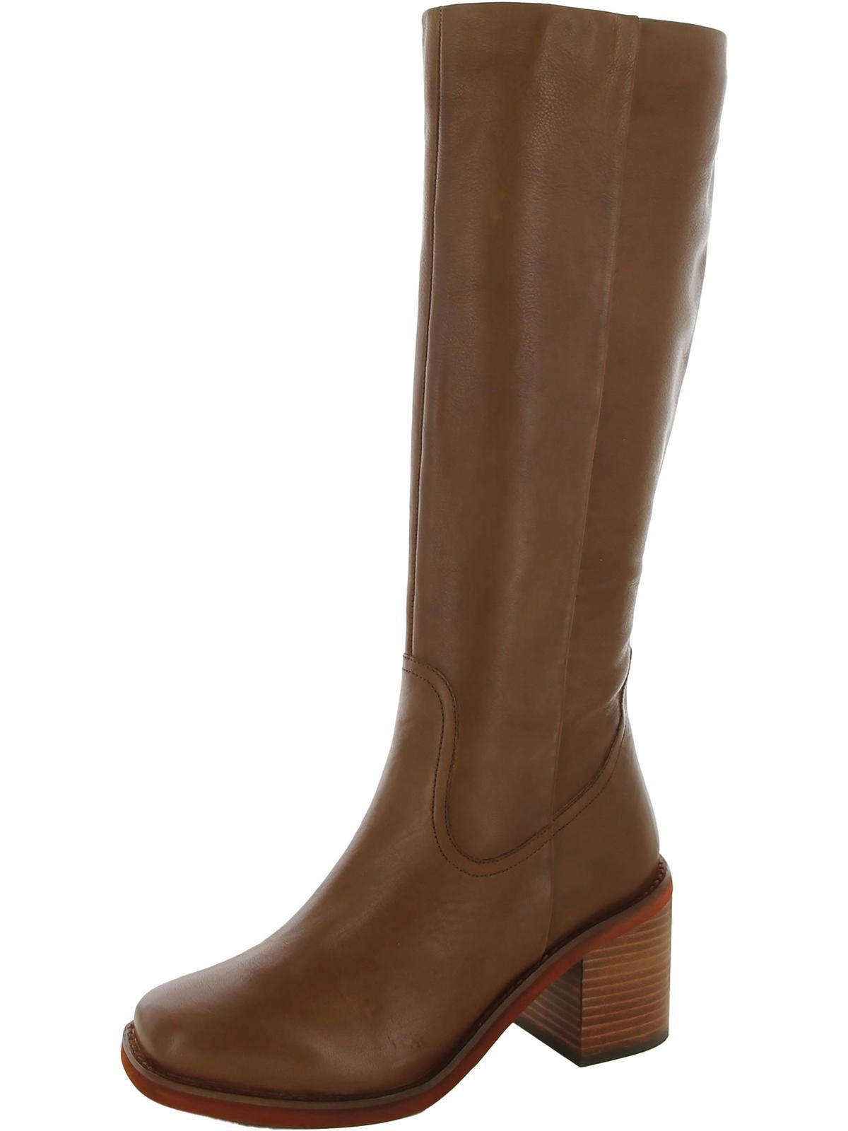 Itinerary Womens Leather Round Toe Knee-High Boots Thermal Core Weekend Camping Casual Elegance