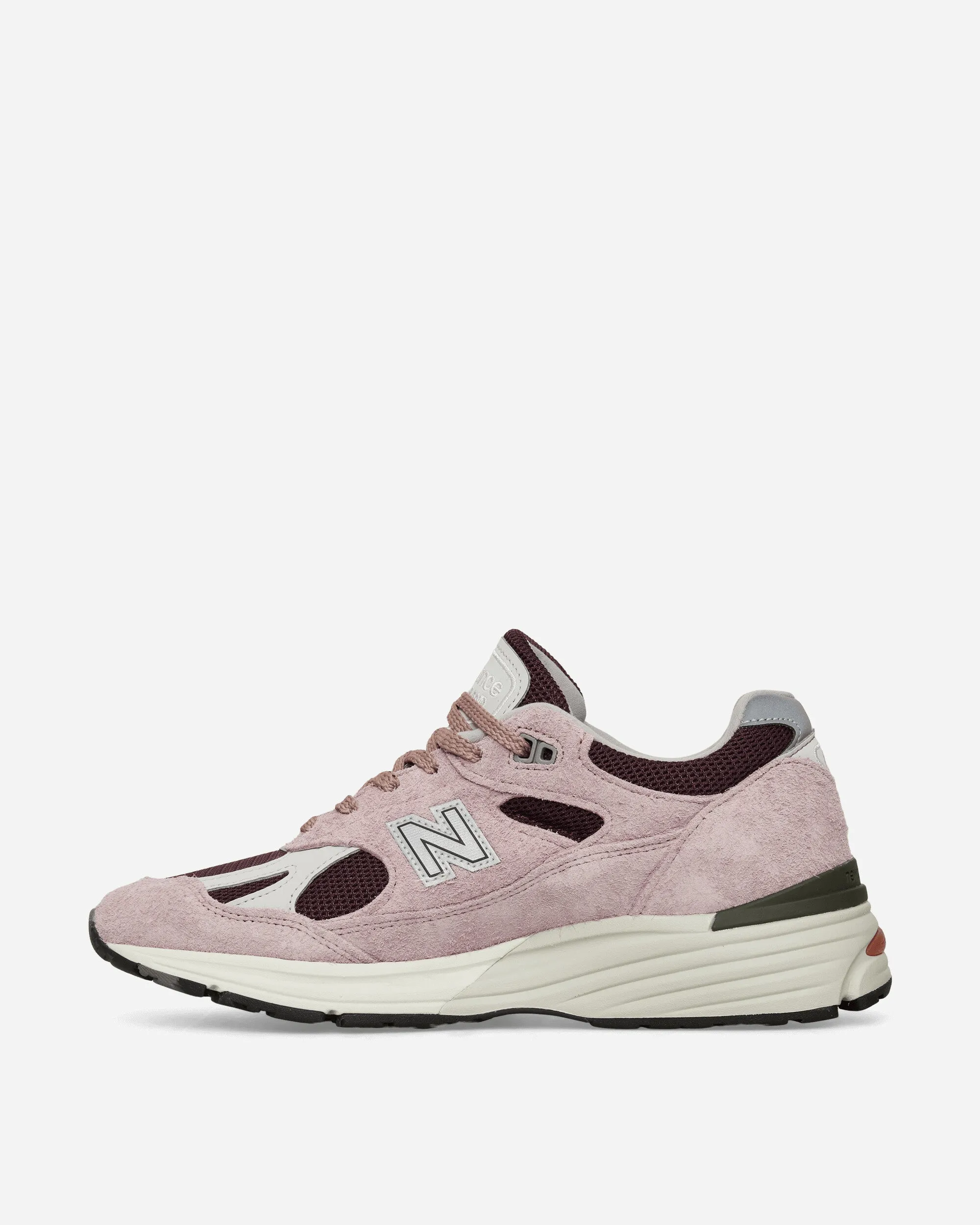 Made in UK 991v2 Grape Sorbet Sneakers Deauville Mauve Shock Absorption Midsole Anti Torsion Plate