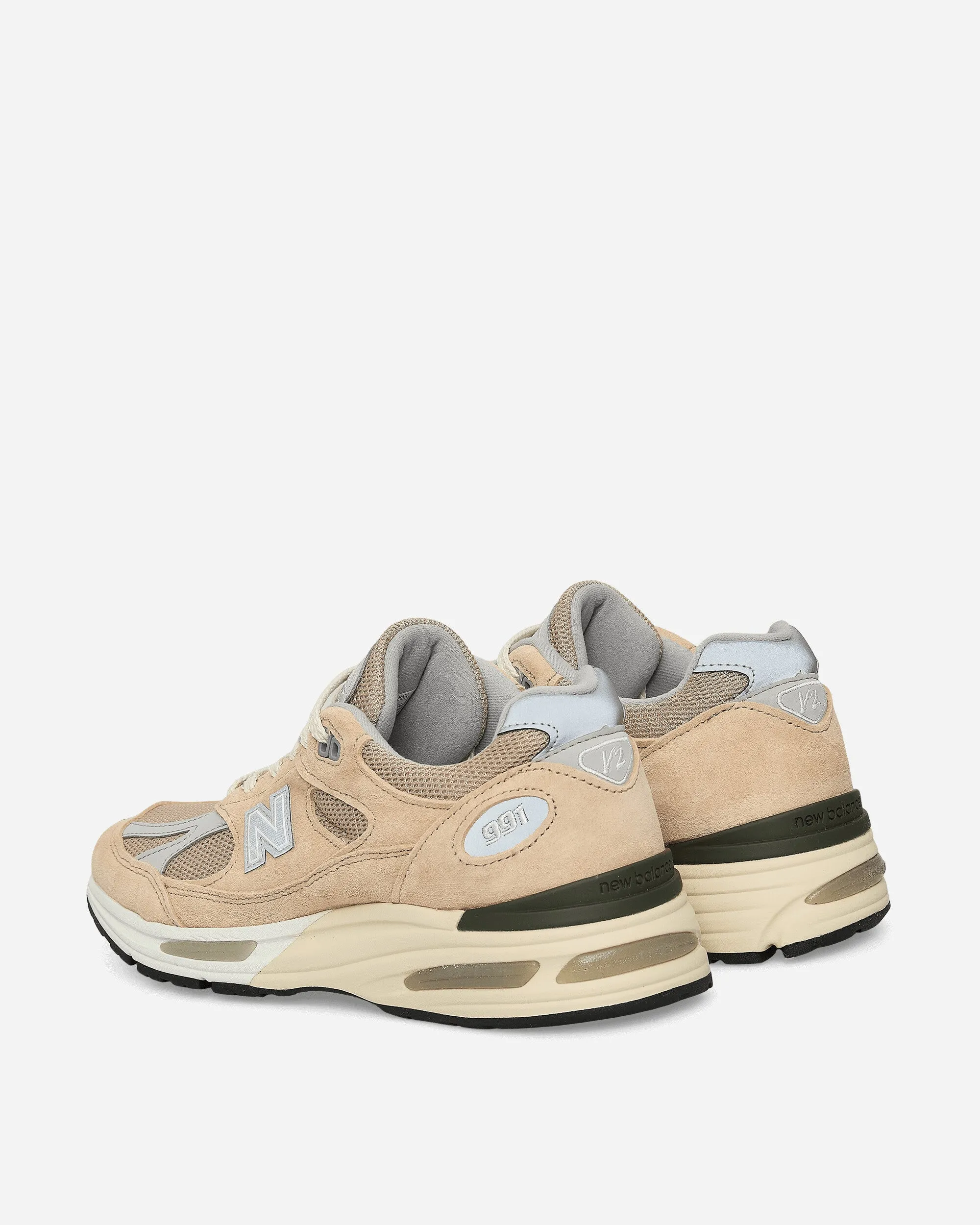 Made in UK 991v2 Sneakers Cuban Sand / Harbor Mist / Silver Impact protection Optimal flair