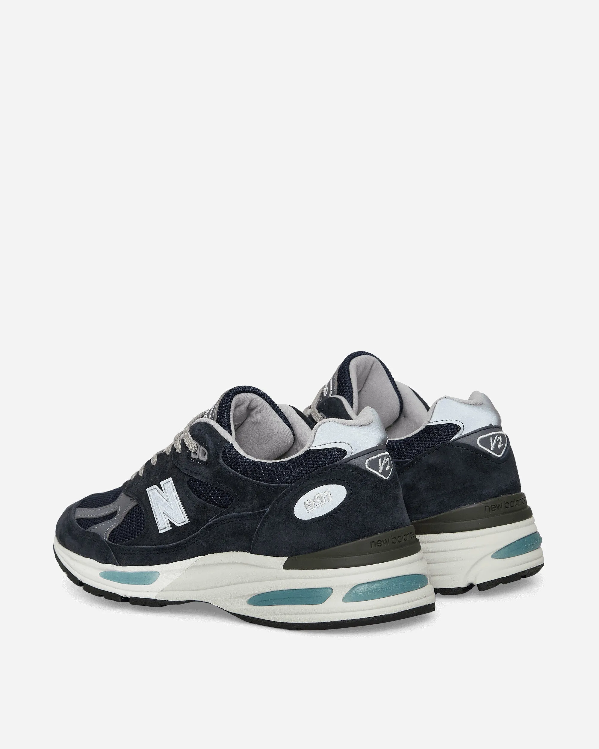 Made in UK 991v2 Sneakers Dark Navy / Smoked Pearl / Silver Thermoregulating