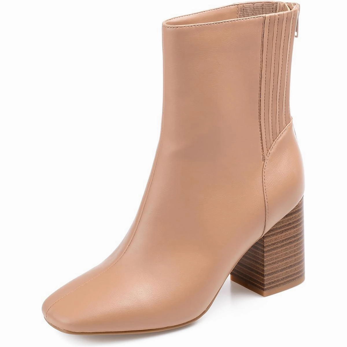 Maize Womens Faux Leather Square Toe Booties Cushion Zone Flexible Frame Outdoor Explorer