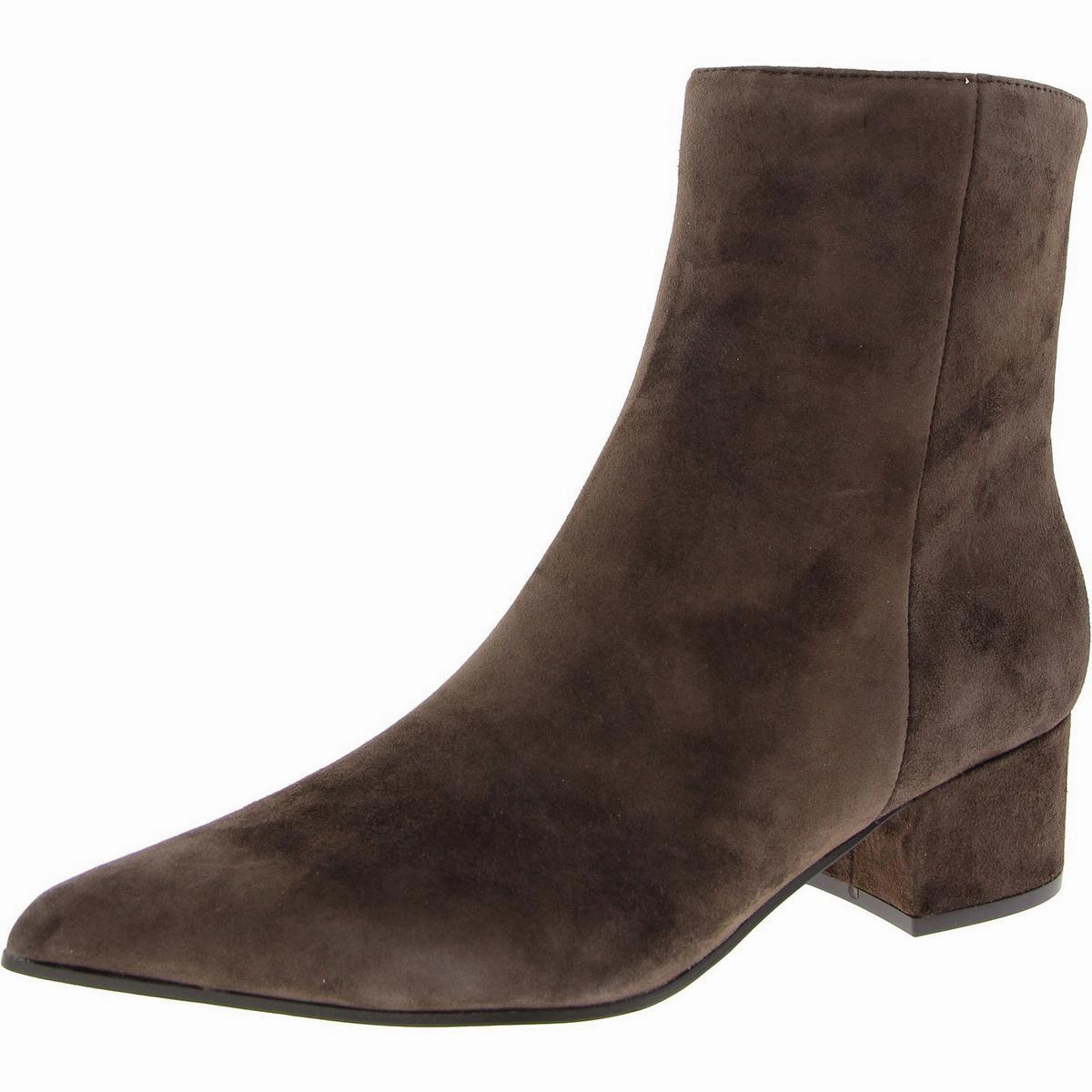 Maribu Womens Pointed Toe Block Heel Ankle Boots Timeless Look Anti Friction