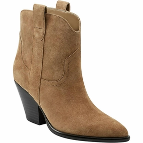 Breathable Sole Marlie Womens Solid Faux Suede Ankle Boots