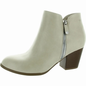Hiking Boots MASRINAA ZIP BOOTIE Womens Faux Leather Embroidered Ankle Boots