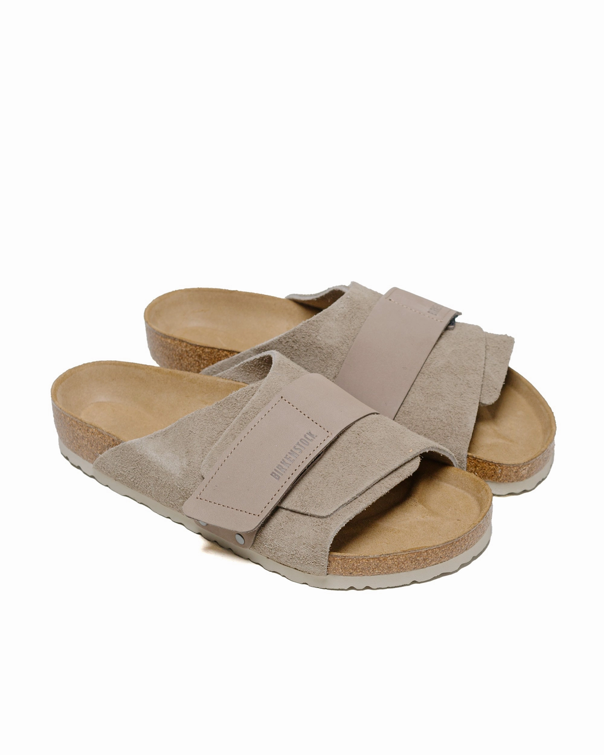 Birkenstock Kyoto Suede Taupe Mix Hue Tone Play