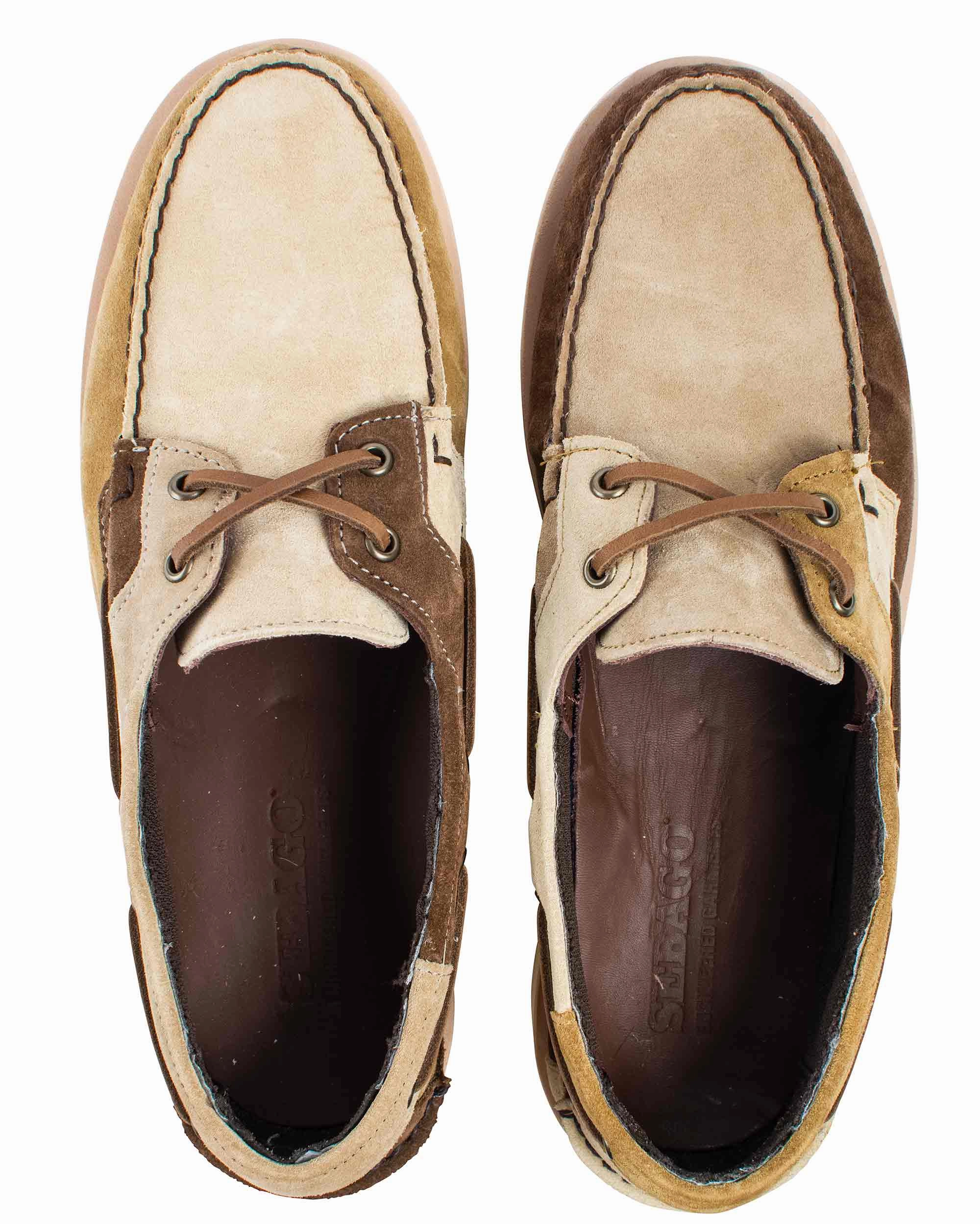 Engineered Garments x Sebago Rossisland Mix Jib Desert Tones Arch Support Daily Walk Dad Pick