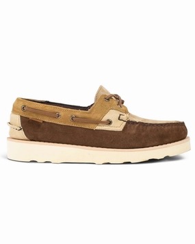 Trend Hot Engineered Garments x Sebago Rossisland Mix Jib Desert Tones
