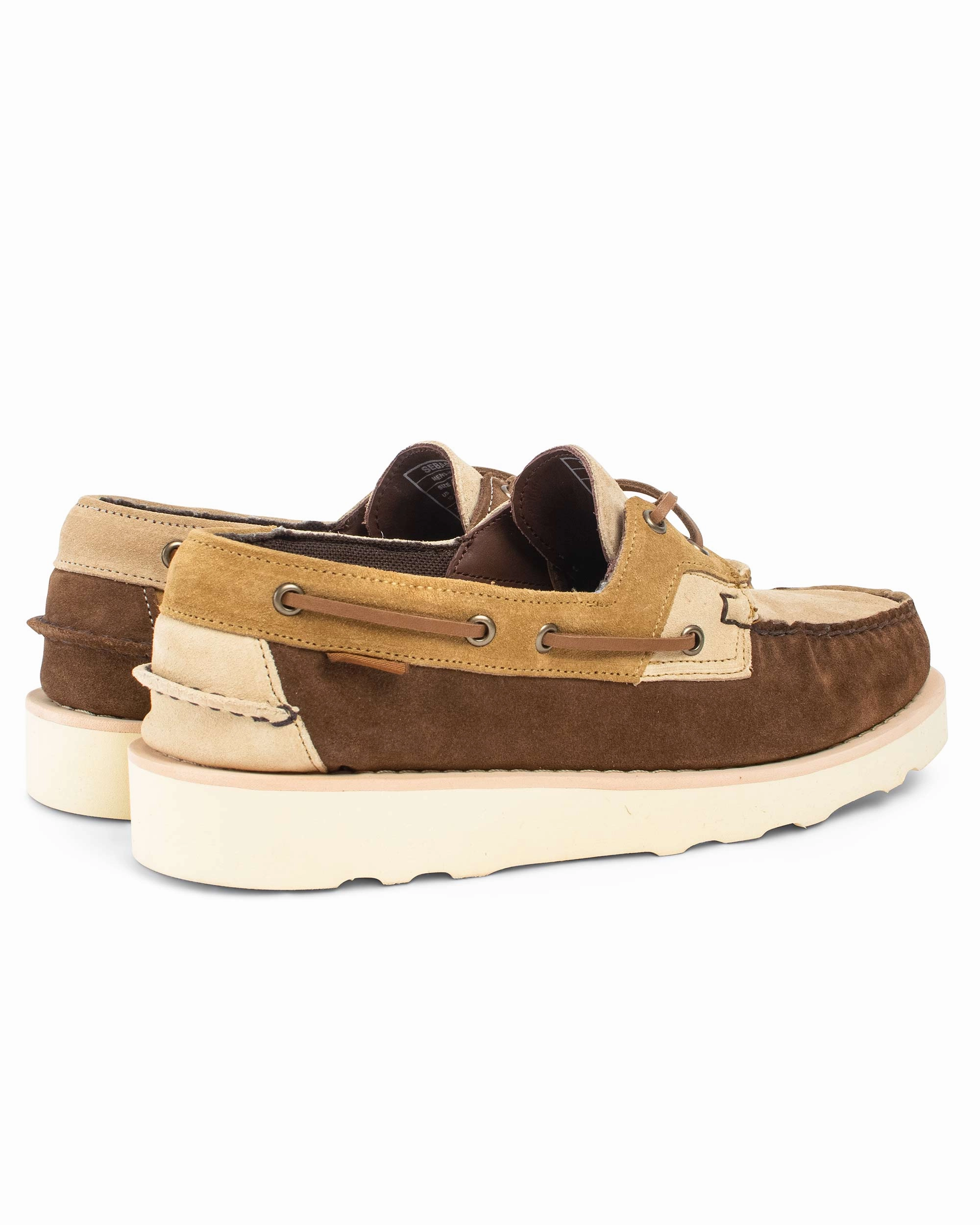 Engineered Garments x Sebago Rossisland Mix Jib Desert Tones Durable Build Weekend Errands Shock Resistant