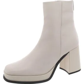 Maxxy Womens Leather Block Heel Ankle Boots Ultimate Wear