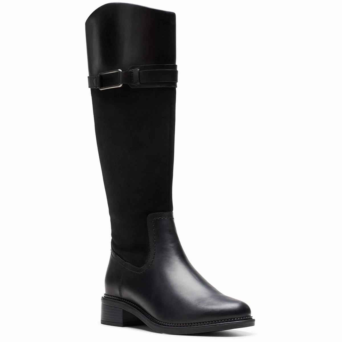 Clean Lines All Season Maye Carly Womens Zipper Faux Leather Knee-High Boots