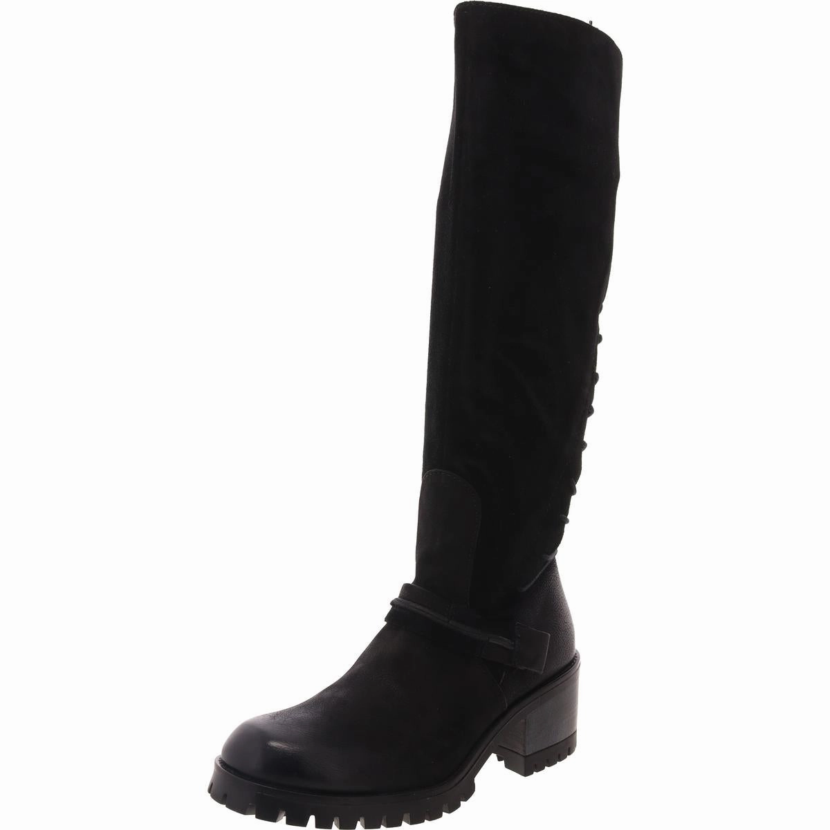 Reinforced Form Backcountry Camper Mayer Womens Suede Stacked Heel Knee-High Boots
