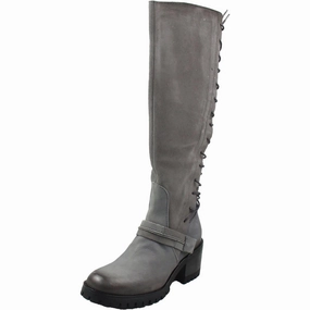 Mayer Womens Suede Stacked Heel Knee-High Boots Sweat Wicking Reliable Fit